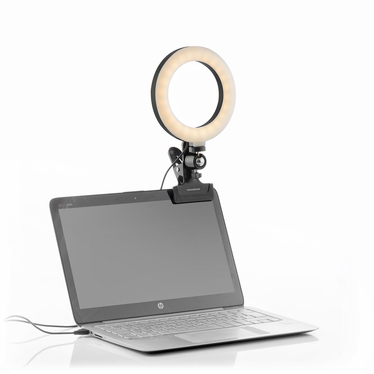 Selfie-ring med holderklemme Lumahoop InnovaGoods